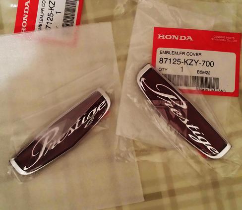 My 2015 PCX Prestige Badge's.jpg