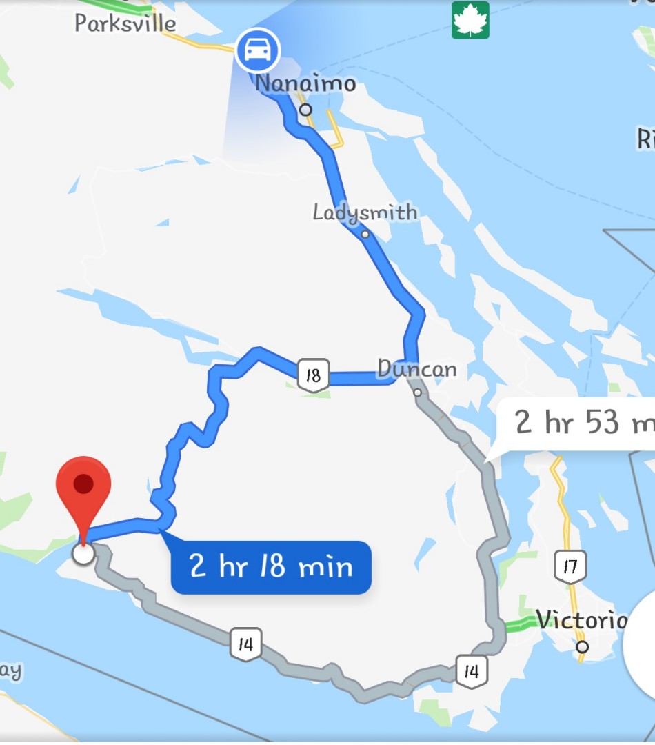 The route