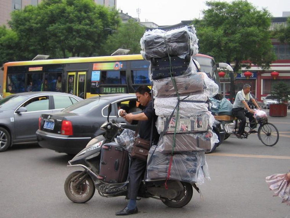 How many suitcases does one guy need?
