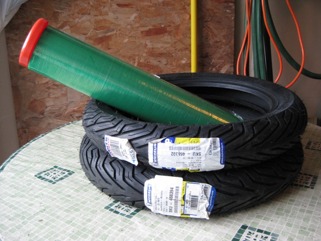 4. About to Shrink Wrap for Winter  Storage To Preserve Rubber.JPG