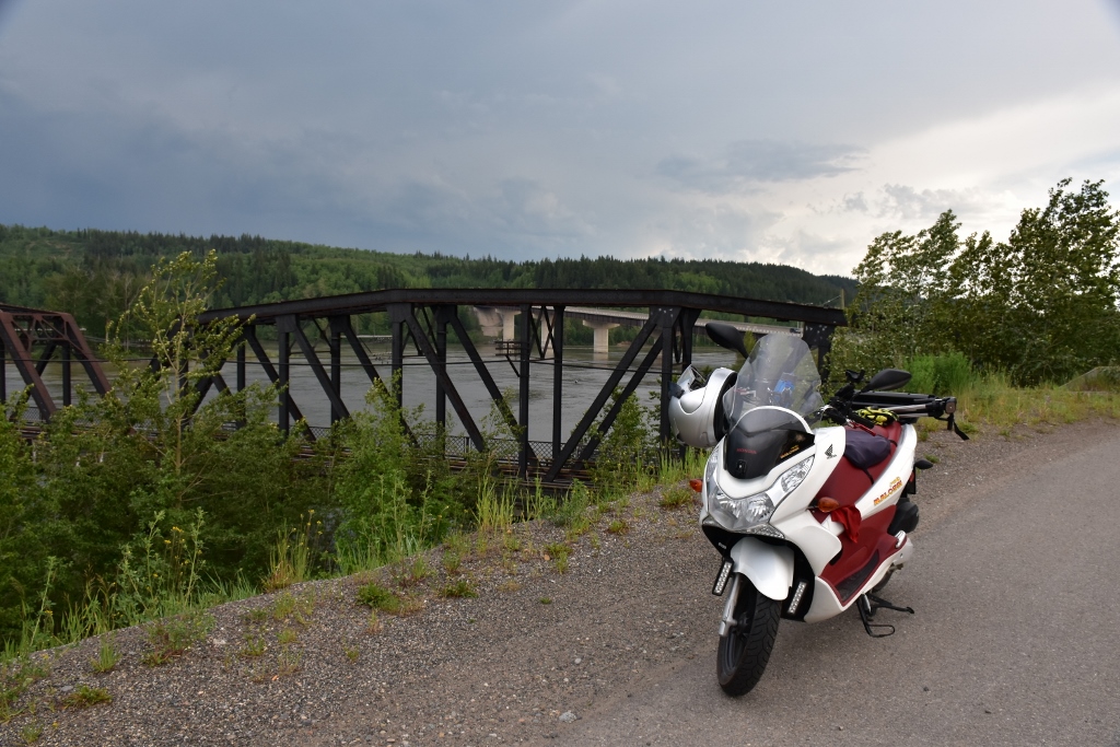 Train bridge in Prince George BC