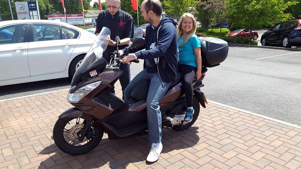 Me on the demo bike