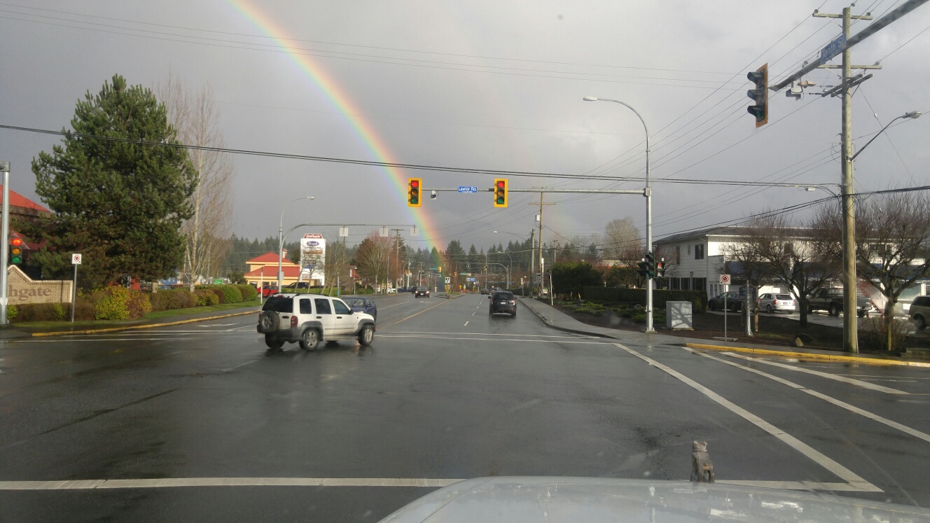 Nanaimo BC driving my Mac truck
